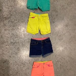 4x Garnet hill kids size 10 shorts